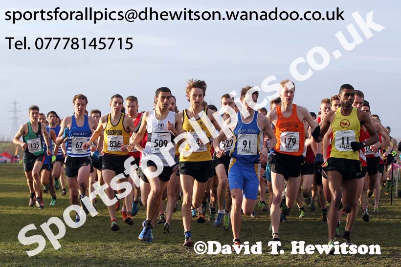 Senior mens Northern Cross Country  Championships, Pontefract. Photo: David T. Hewitson/Sports for All Pics